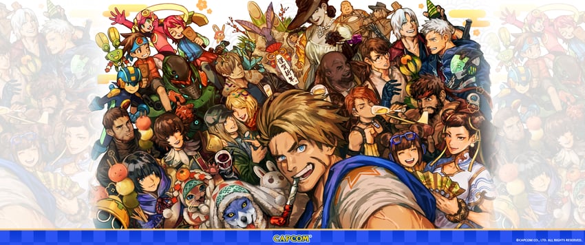 chun-li, cammy white, monster hunter, ryu, dante, and 26 more (street fighter and 12 more)