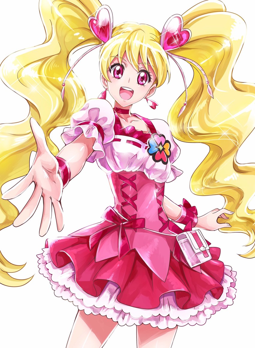 momozono love and cure peach (precure and 1 more) drawn by sharumon