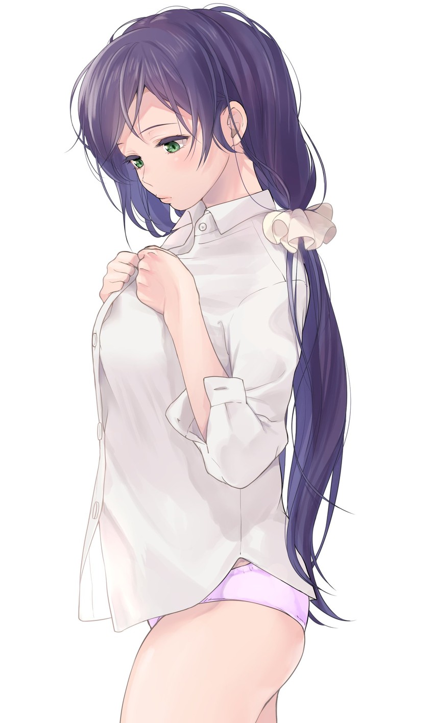 tojo nozomi (love live! and 1 more) drawn by kate_iwana