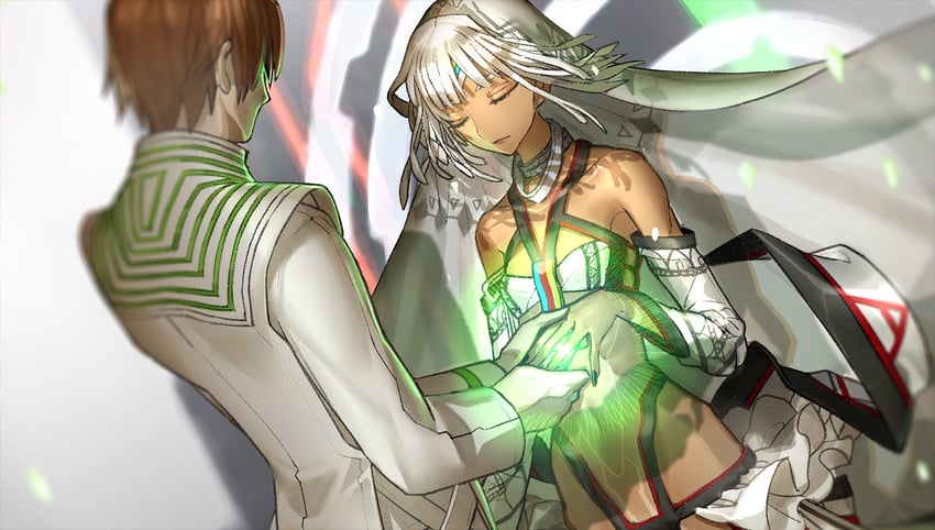 altera and kishinami hakuno (fate and 2 more) drawn by wada_arco