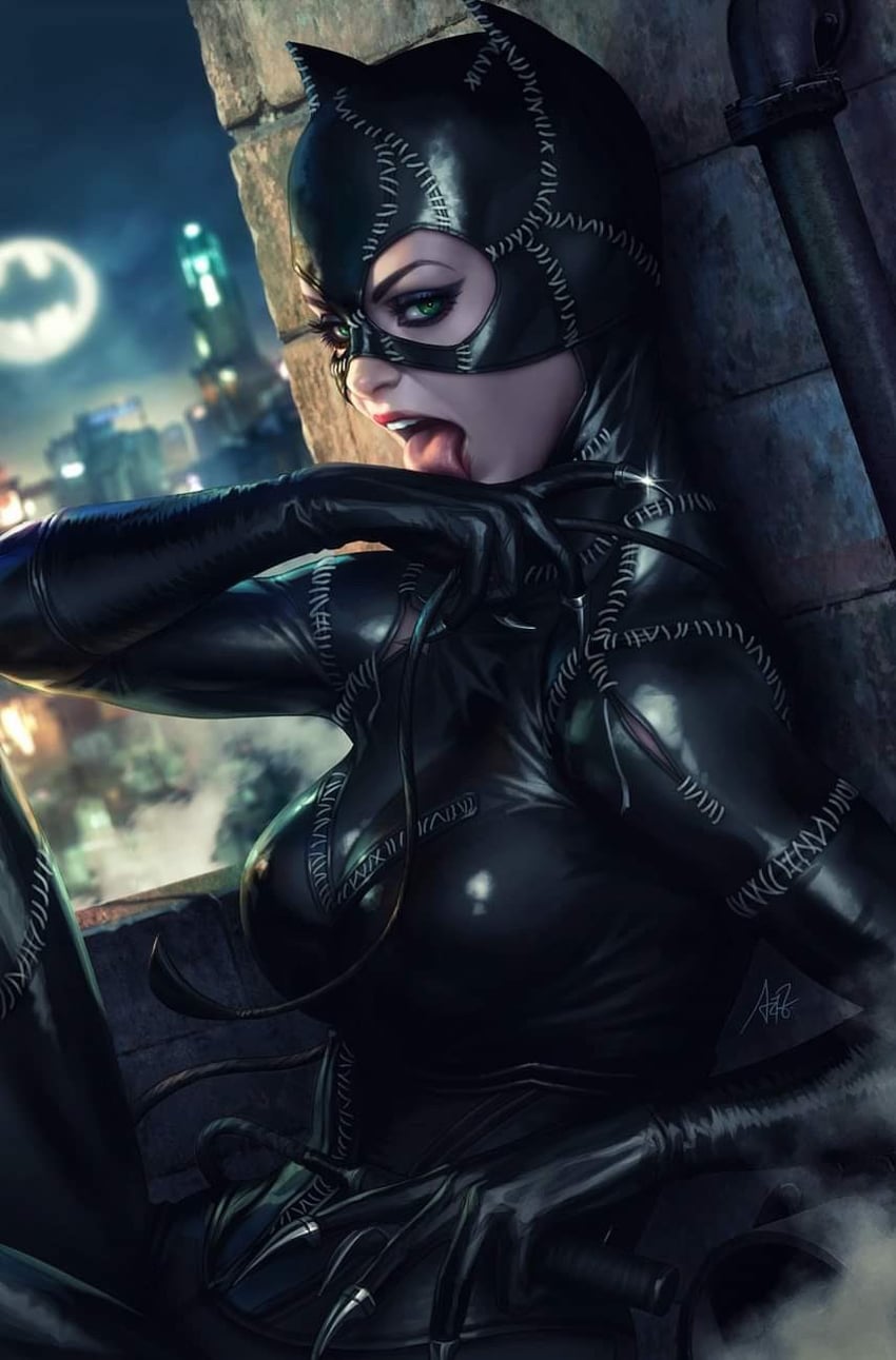 catwoman and selina kyle (dc comics and 2 more) drawn by stanley_lau