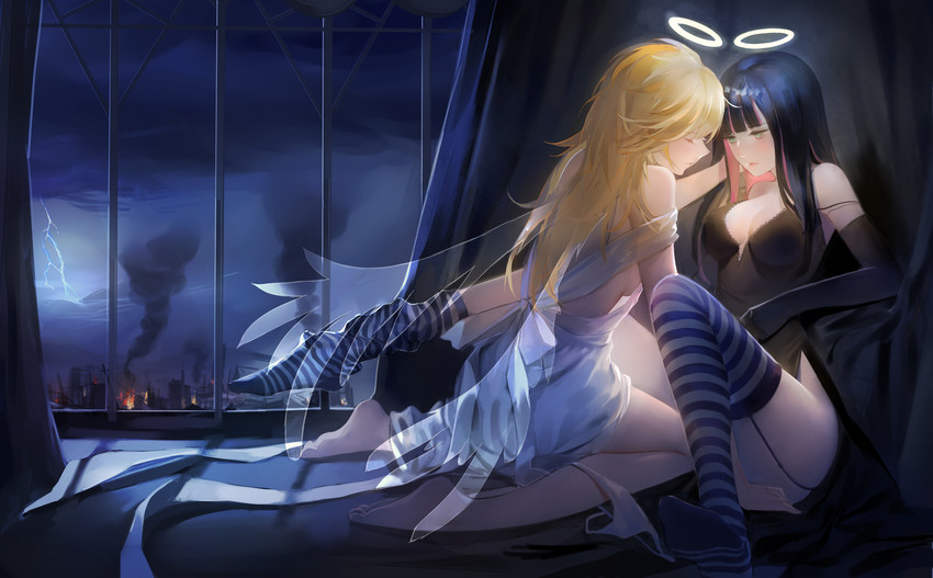 stocking and panty (panty & stocking with garterbelt) drawn by kamachi_kamachi-ko