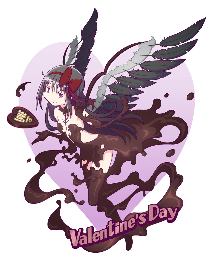 akemi homura and akuma homura (mahou shoujo madoka magica and 1 more) drawn by gecchu