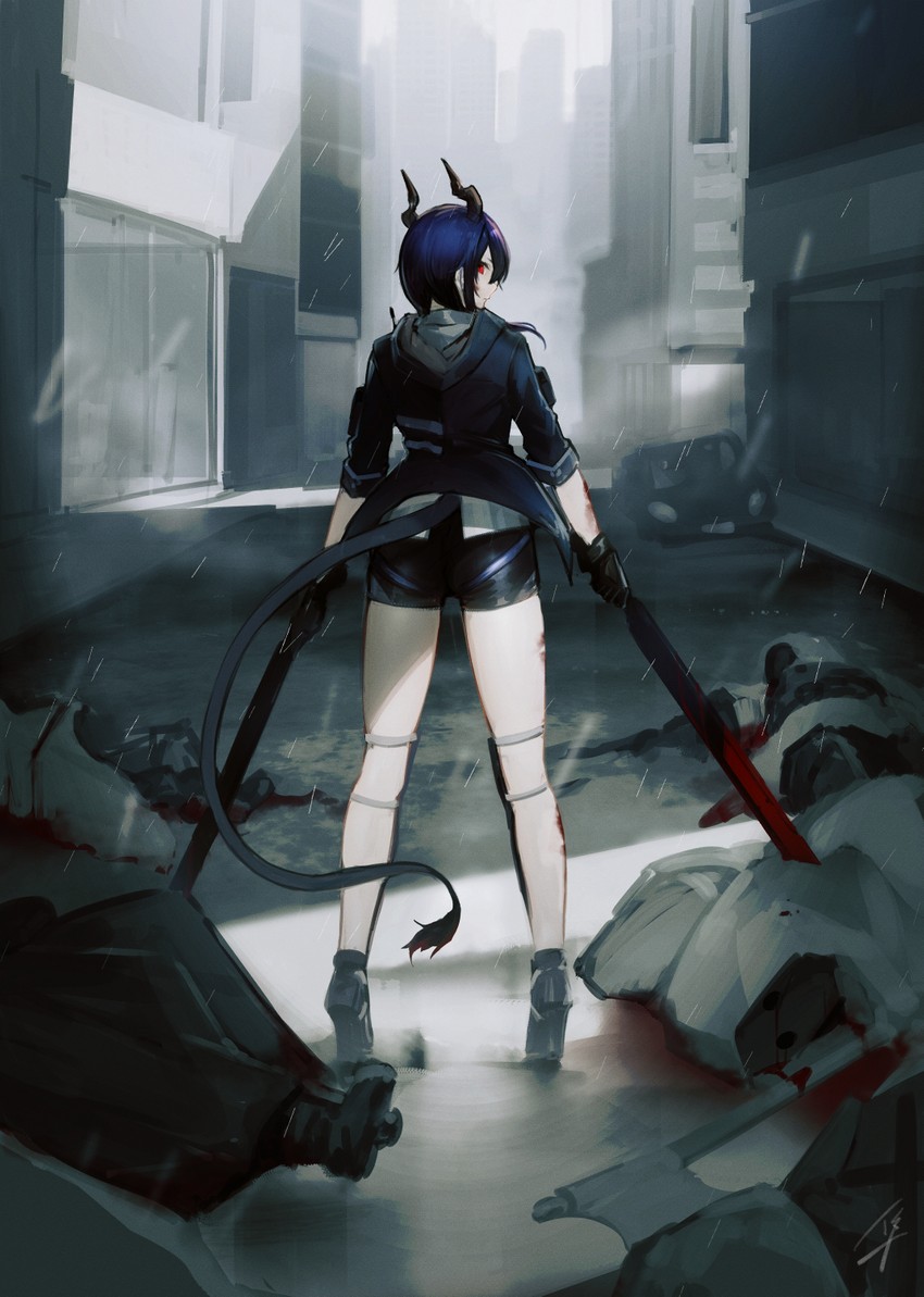ch'en and reunion soldier (arknights) drawn by hayabusa_(vert_320)