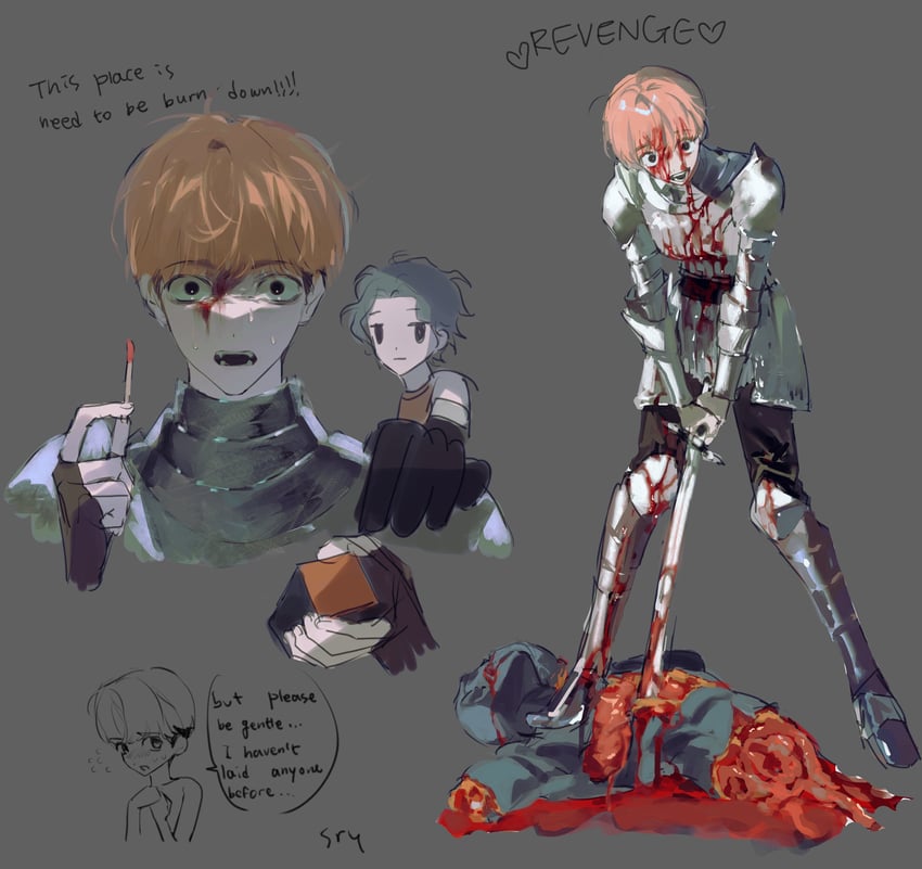 d'arce and cahara (fear & hunger and 1 more) drawn by yaxian221