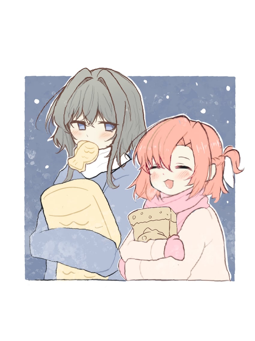 kino himari and asanagi yori (sasayaku you ni koi wo utau) drawn by wakada088