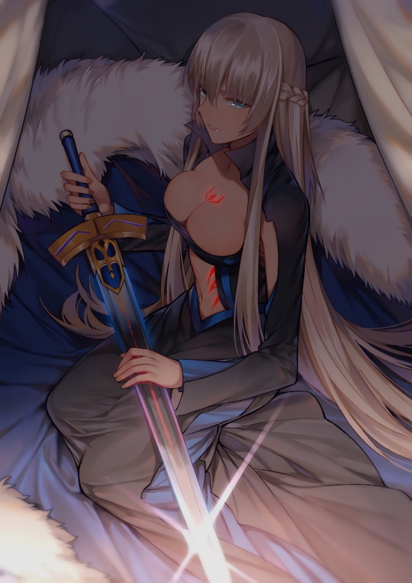 morgan le fay (fate and 1 more) drawn by yorukun
