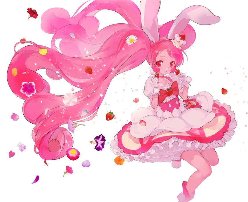 usami ichika and cure whip (precure and 1 more) drawn by yukiumisaka