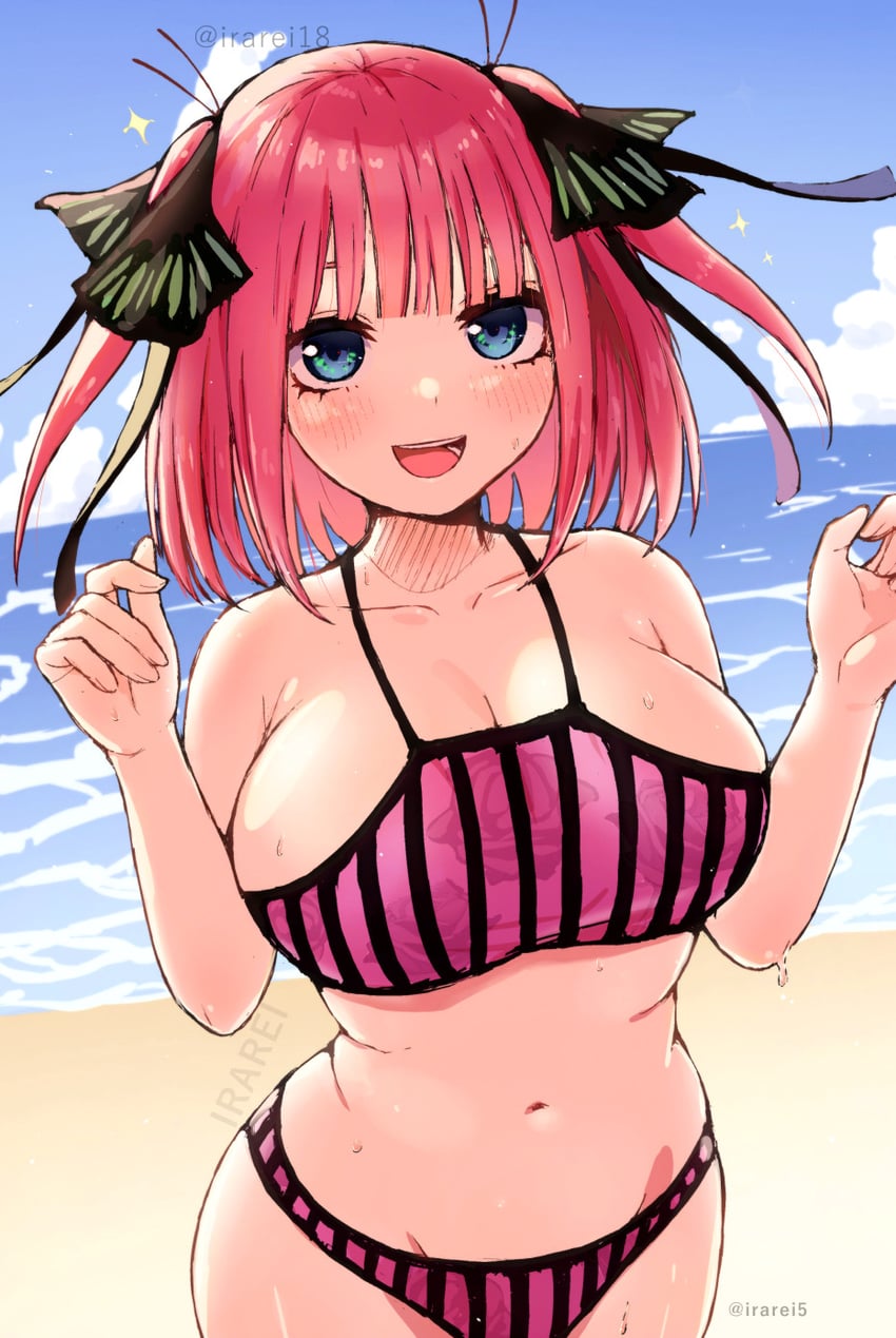 nakano nino (go-toubun no hanayome) drawn by irarei_(araisanblog)