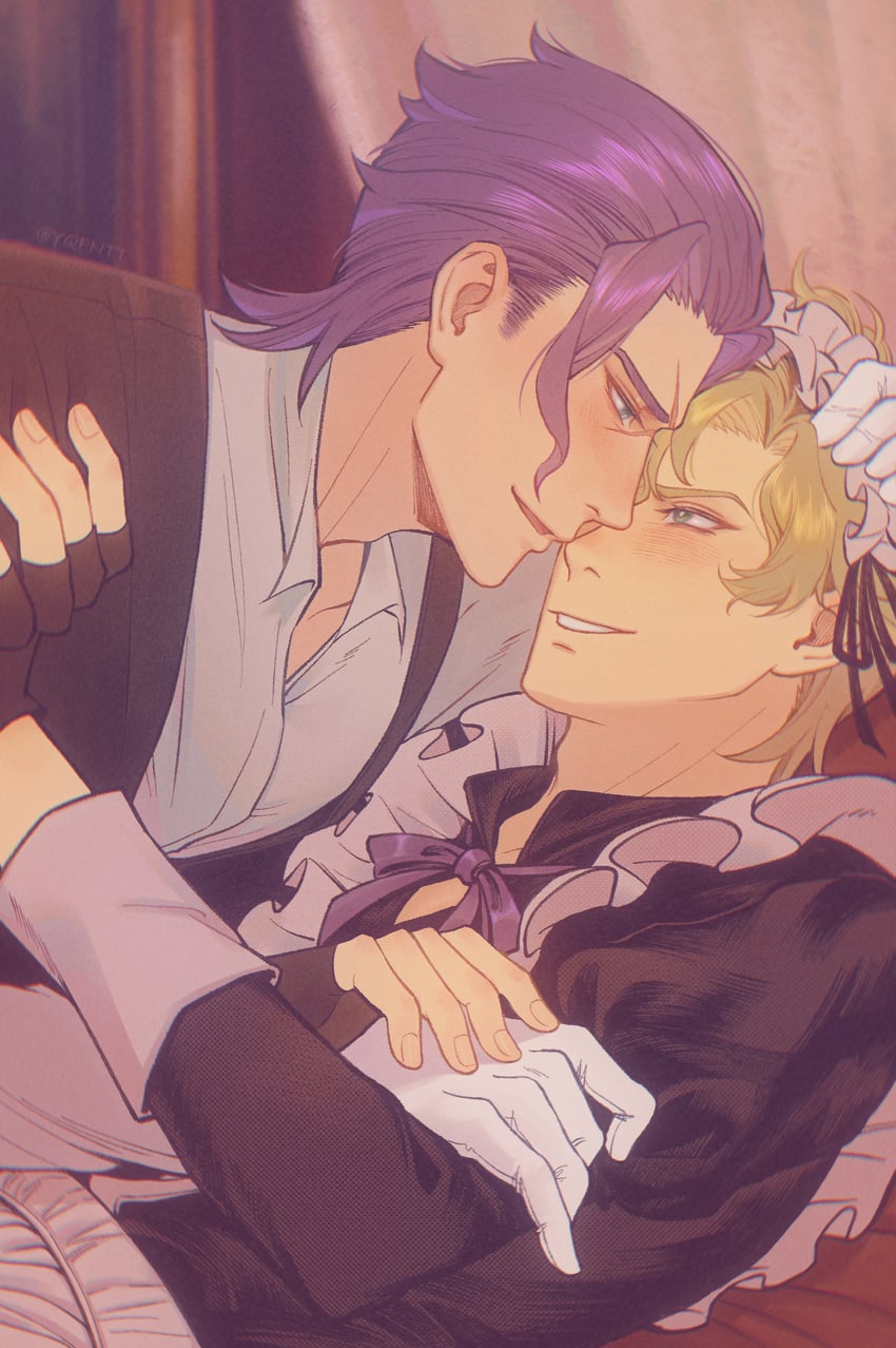 barok van zieks and herlock sholmes (ace attorney and 1 more) drawn by kaze_(yznyttdgs)