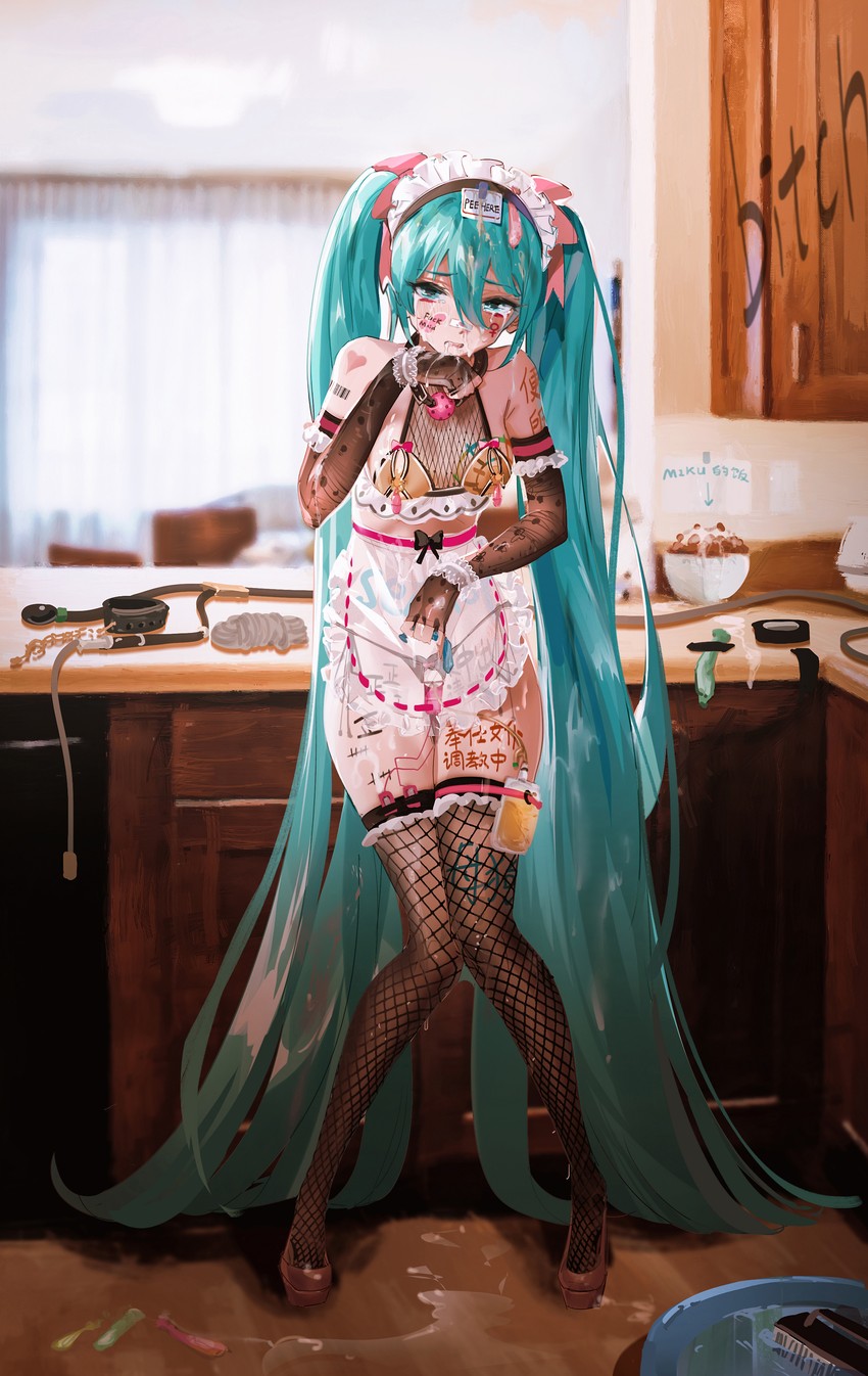 hatsune miku (vocaloid) drawn by ying_yi