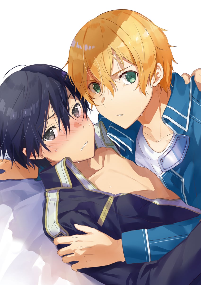 kirito and eugeo (sword art online) drawn by ogura_ari