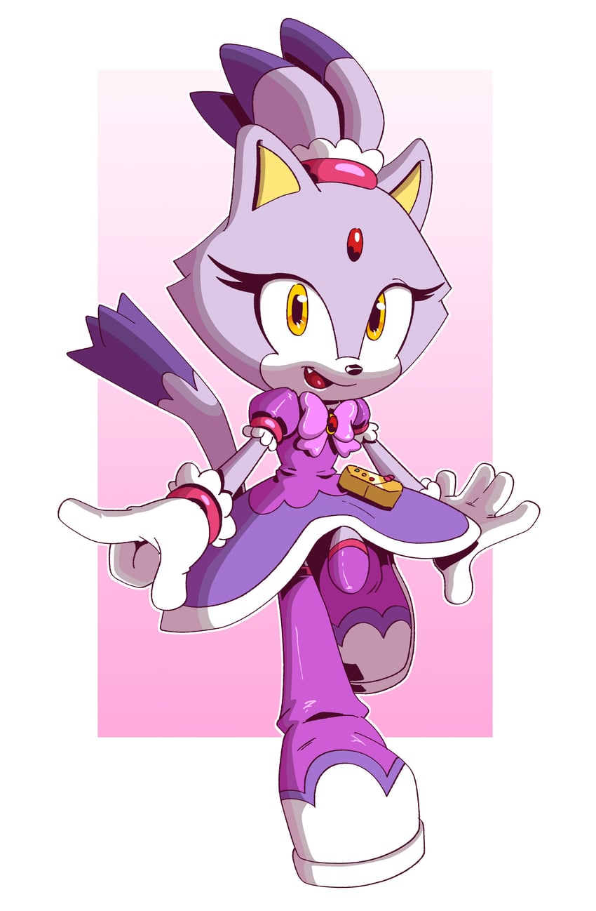 blaze the cat (sonic and 1 more) drawn by novika