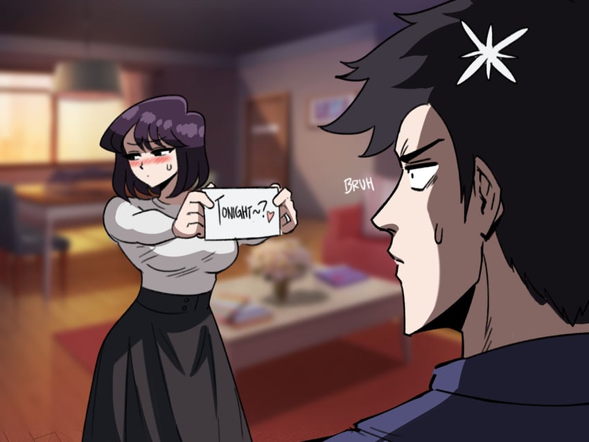 komi shouko and tadano hitohito (komi-san wa komyushou desu) drawn by tina_fate
