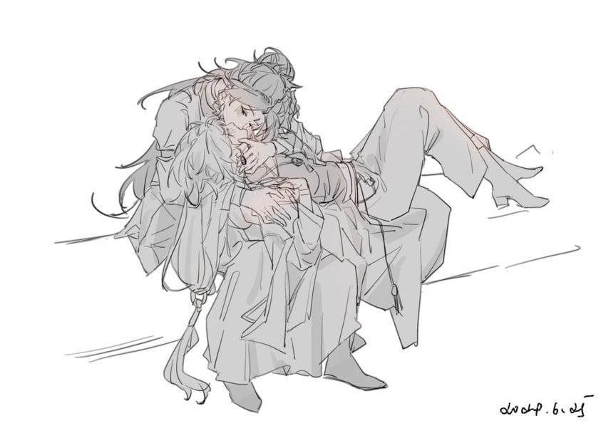 du ruo and yao (path to nowhere) drawn by tooong4