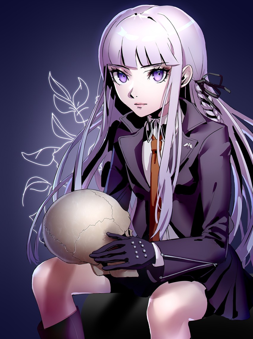 kirigiri kyoko (danganronpa and 1 more) drawn by datcravat