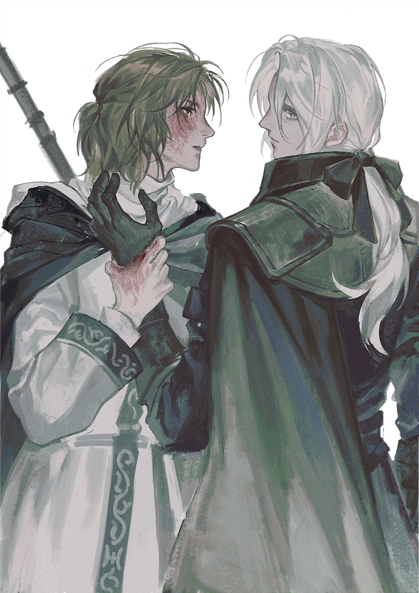 lady maria of the astral clocktower and sister friede (dark souls and 2 more) drawn by agong