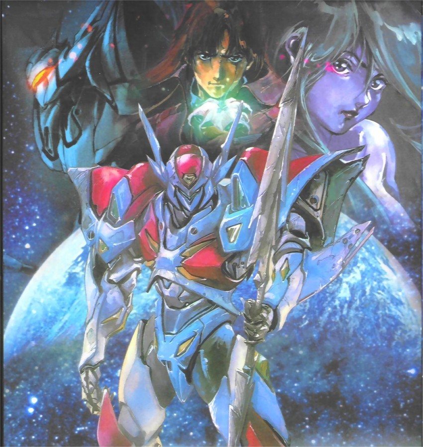 tekkaman blade, aiba takaya, and kisaragi aki (tekkaman blade) drawn by sano_hirotoshi