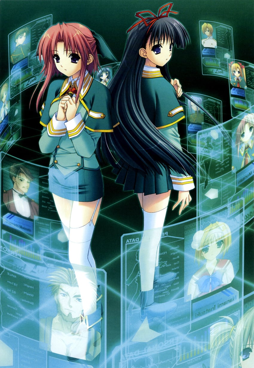 nagase sayaka, morisaki nao, yuu yamanami, nitta aki, inatsuki nanami, and 1 more (soul link) drawn by suzuhira_hiro