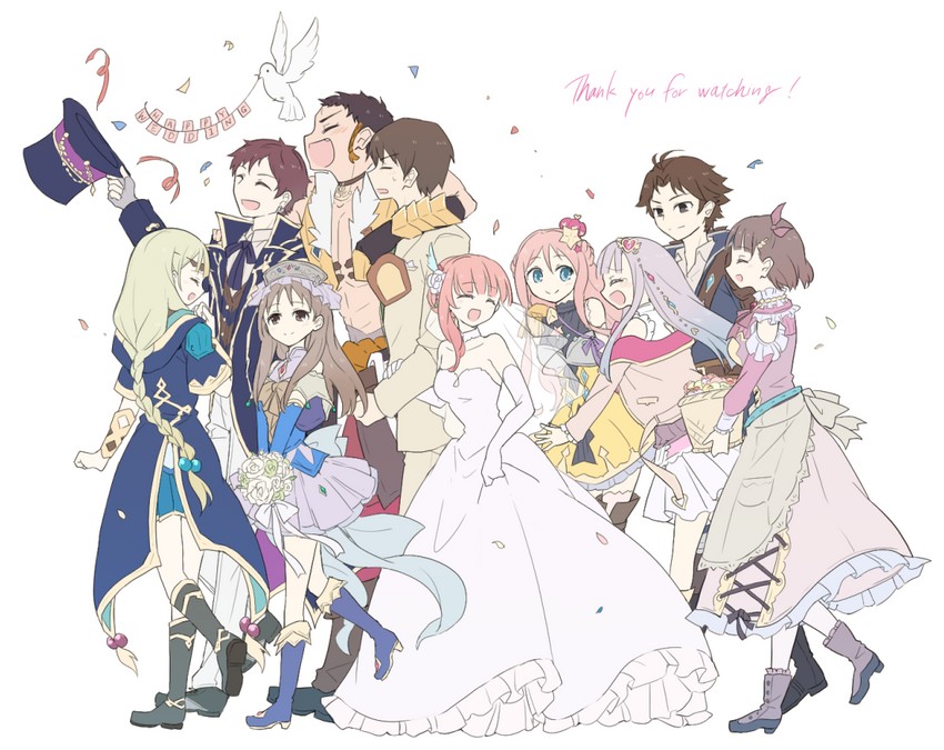 totooria helmold, rorolina frixell, merurulince rede arls, sterkenburg cranach, elmerulia frixell, and 5 more (atelier and 1 more) drawn by karasumi_(aiseec)