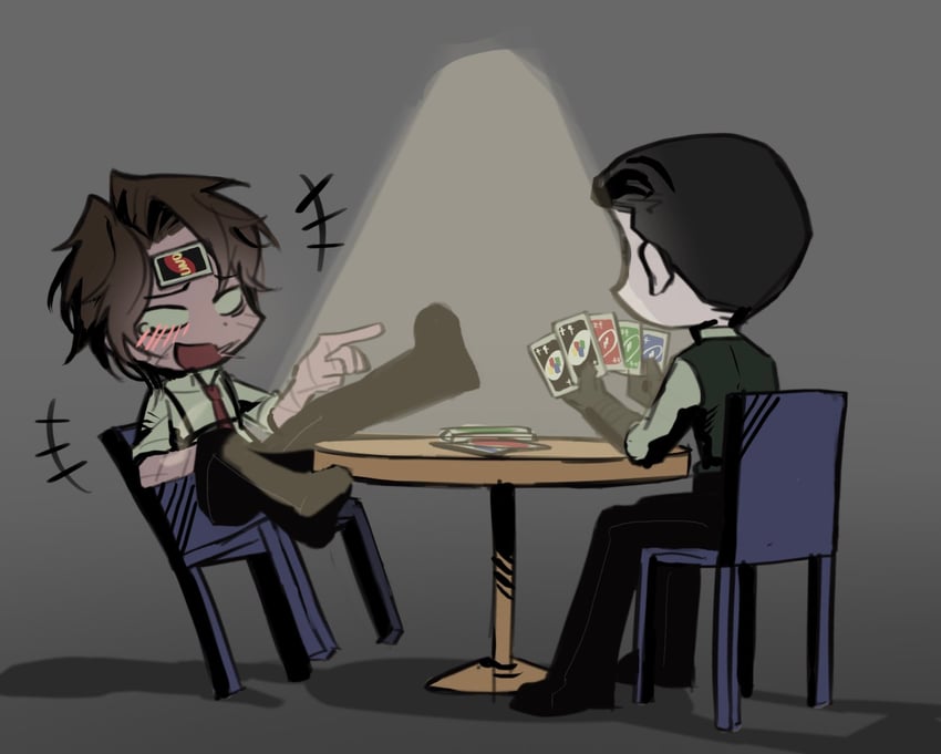 heathcliff and meursault (project moon and 2 more) drawn by chanil_(muexlku)