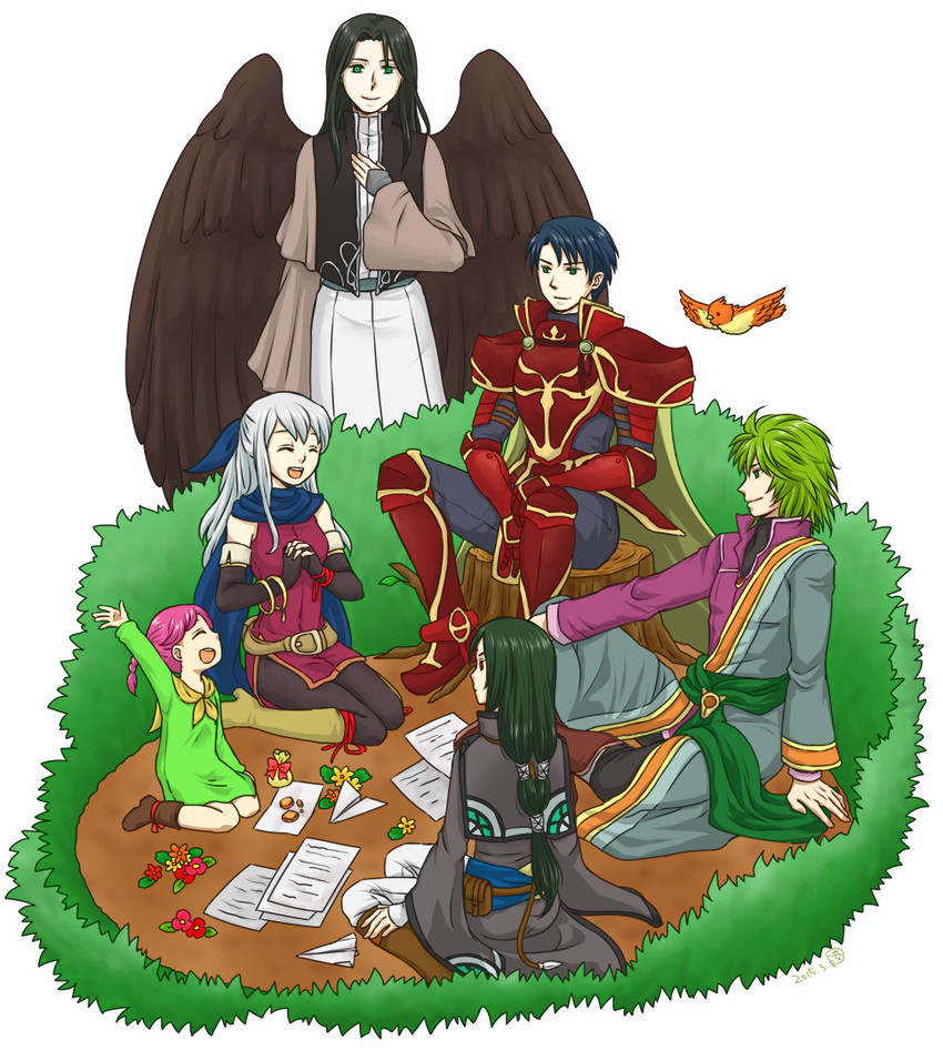 micaiah, soren, yune, zelgius, stefan, and 2 more (fire emblem and 2 more) drawn by minato_(xxx_chu)