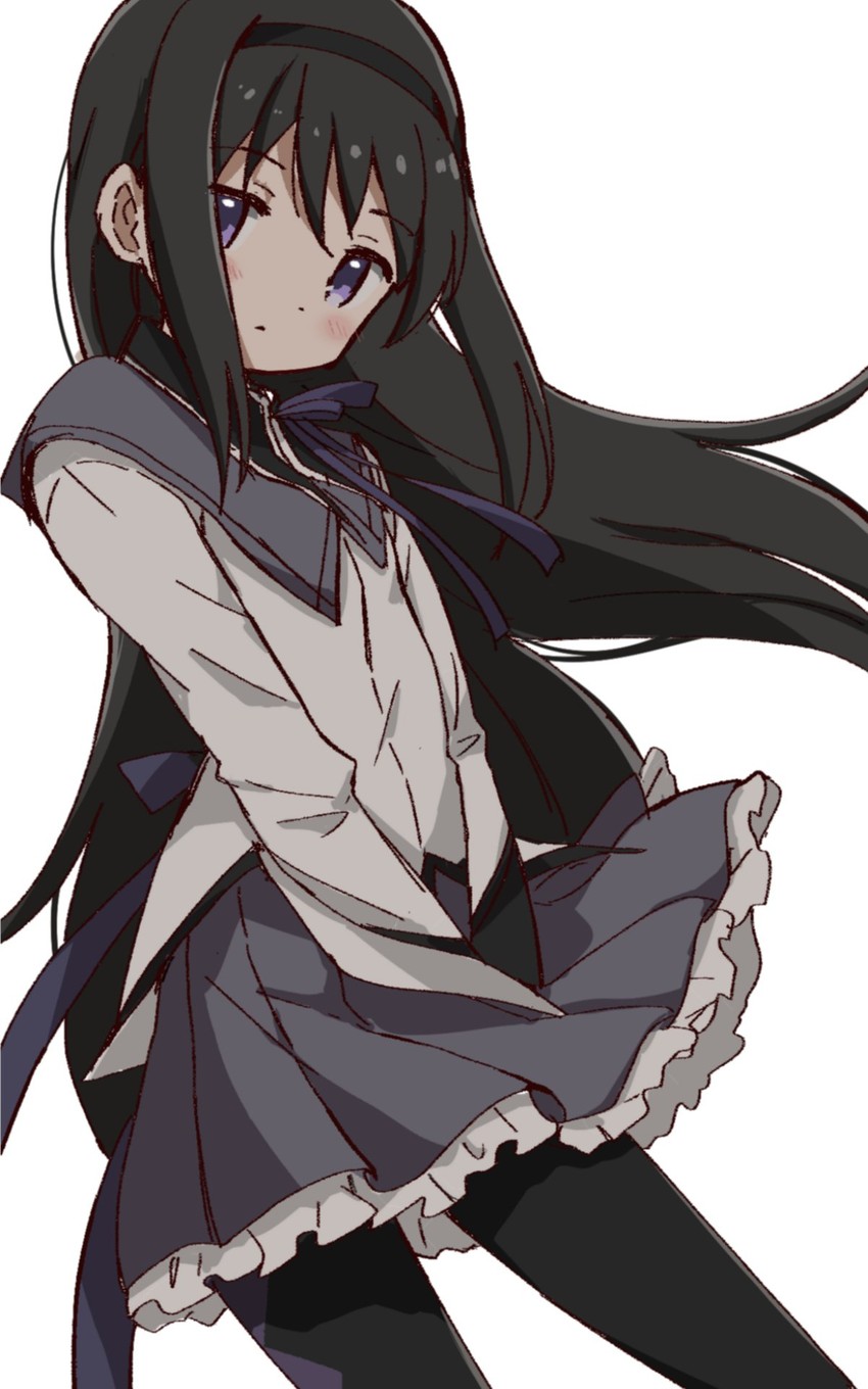 akemi homura (mahou shoujo madoka magica) drawn by tsubaki_(tatajd)
