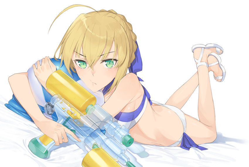 artoria pendragon (fate and 1 more) drawn by hayashi_kewi