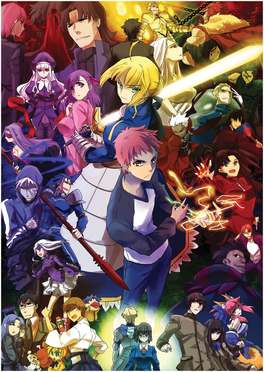 artoria pendragon, saber, tamamo, tohsaka rin, illyasviel von einzbern, and 33 more (fate and 8 more) drawn by kinroh