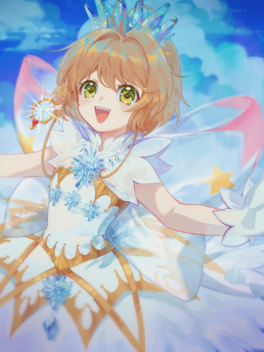 kinomoto sakura (cardcaptor sakura and 1 more) drawn by kuroyishi_raiko