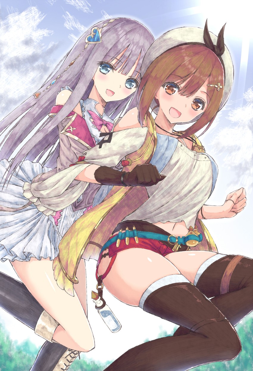 reisalin stout and elmerulia frixell (atelier and 3 more) drawn by aramachi