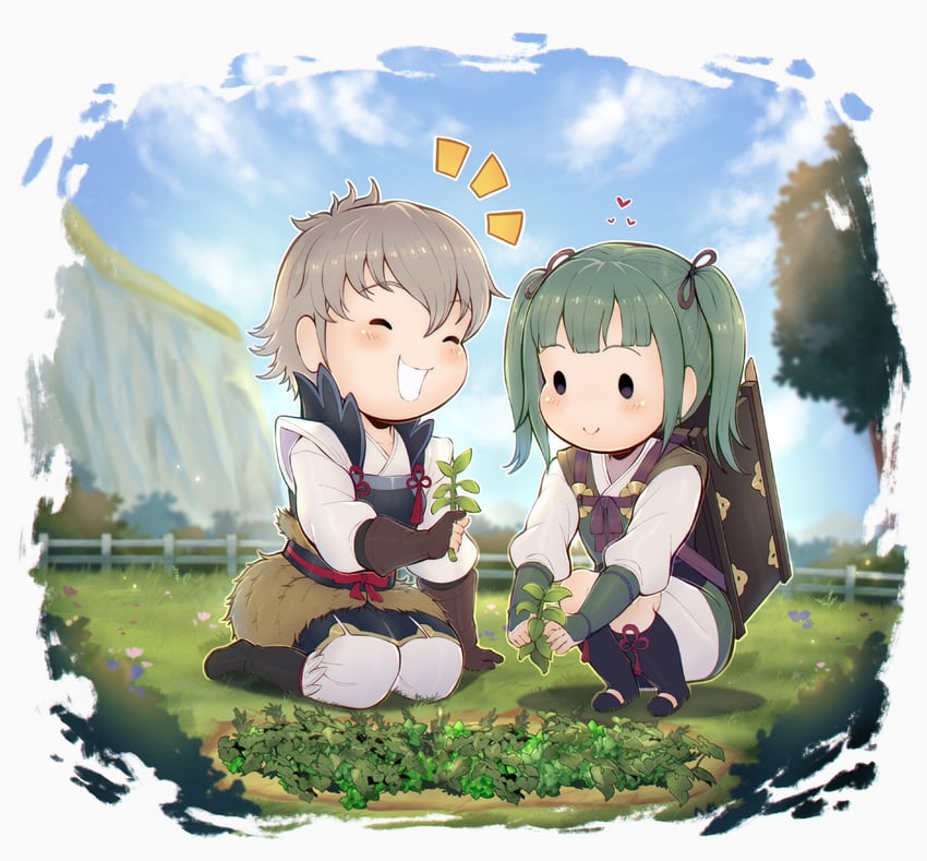 midori and kiragi (fire emblem and 1 more) drawn by evomanaphy