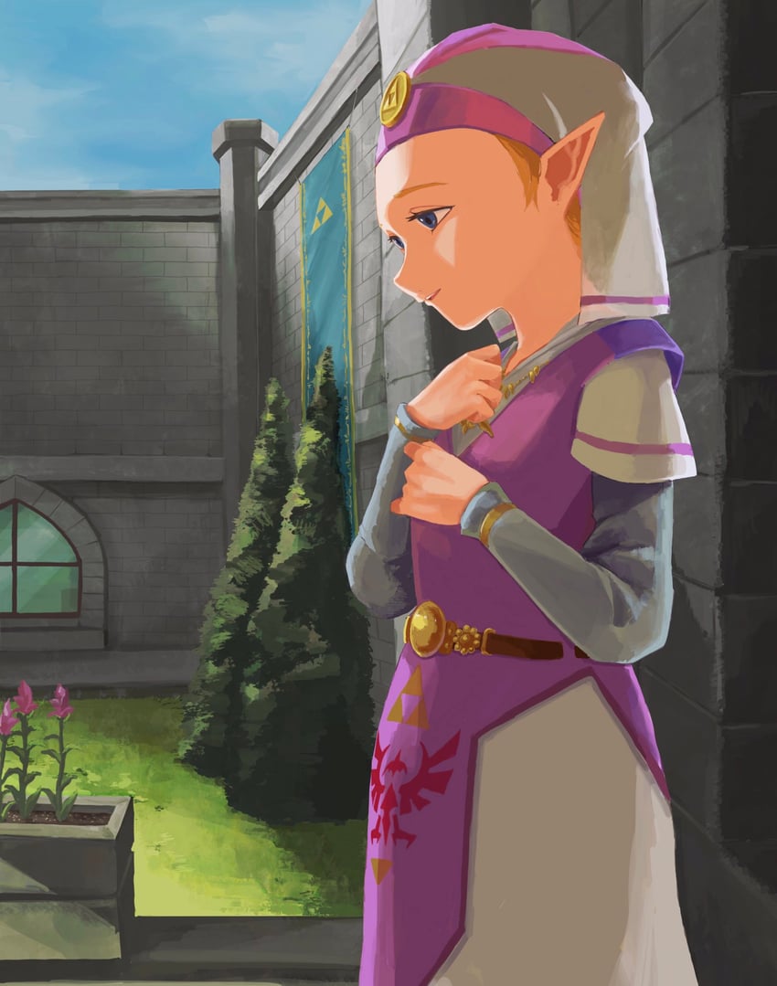 princess zelda and young zelda (the legend of zelda and 1 more) drawn by otsubo_kiko