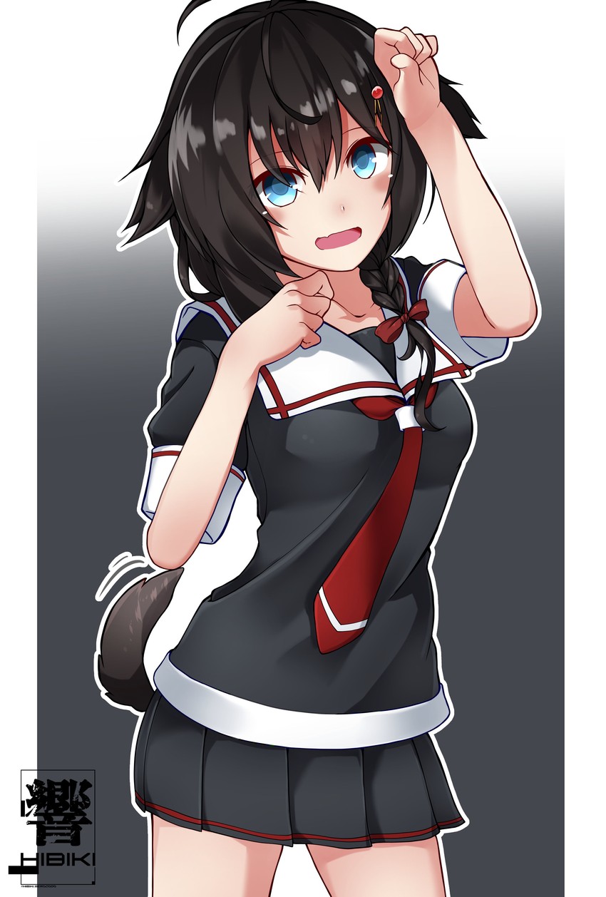 shigure and shigure kai ni (kantai collection) drawn by hibiki_(zerocodo)