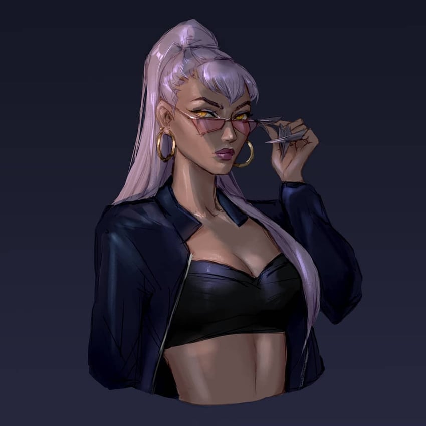 evelynn, k/da all out evelynn, and the baddest evelynn (league of legends) drawn by cattythedoormat