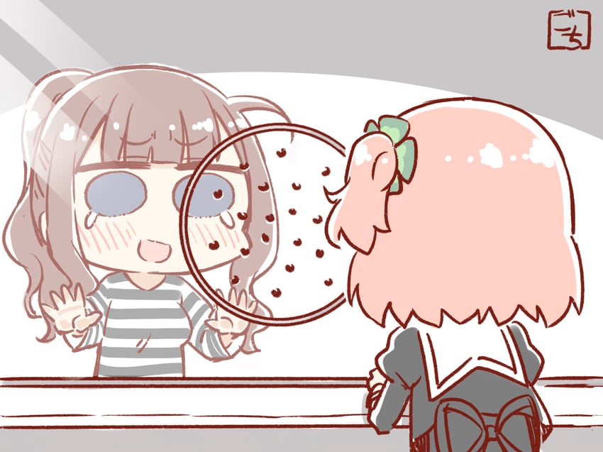 hitotsuyanagi riri and kaede johan nouvel (assault lily) drawn by gochisousama_(tanin050)