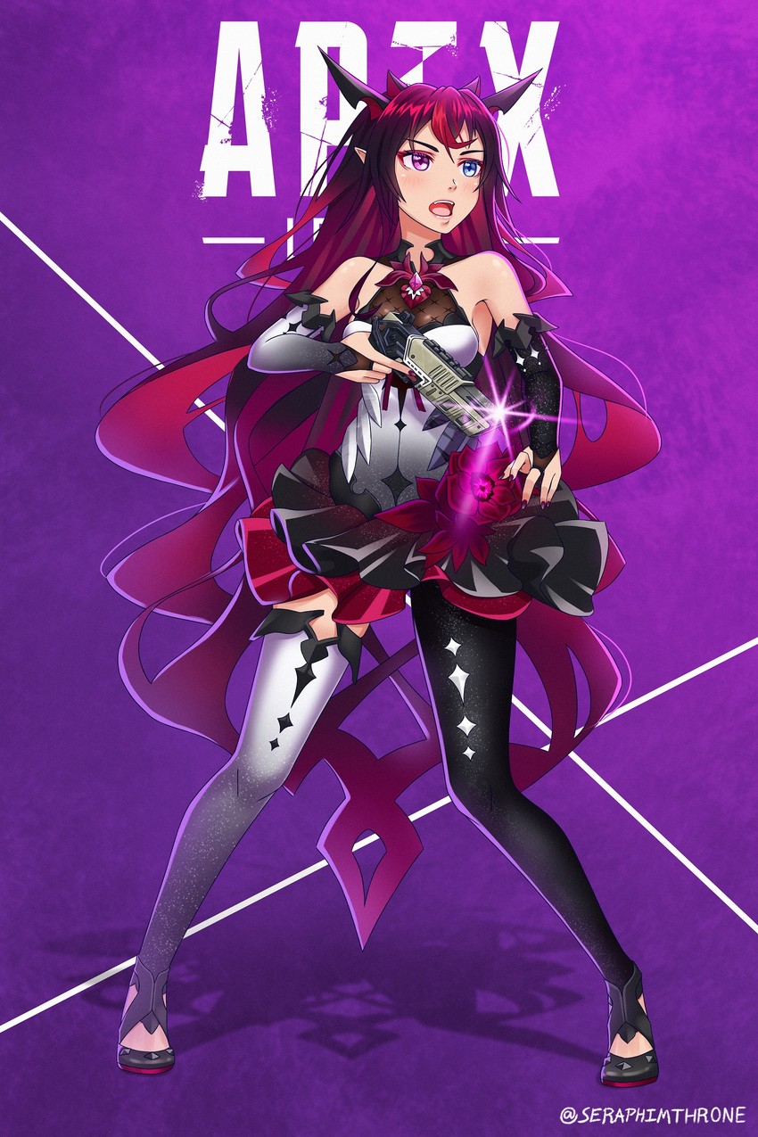 irys (hololive and 2 more) drawn by seraphim_throne