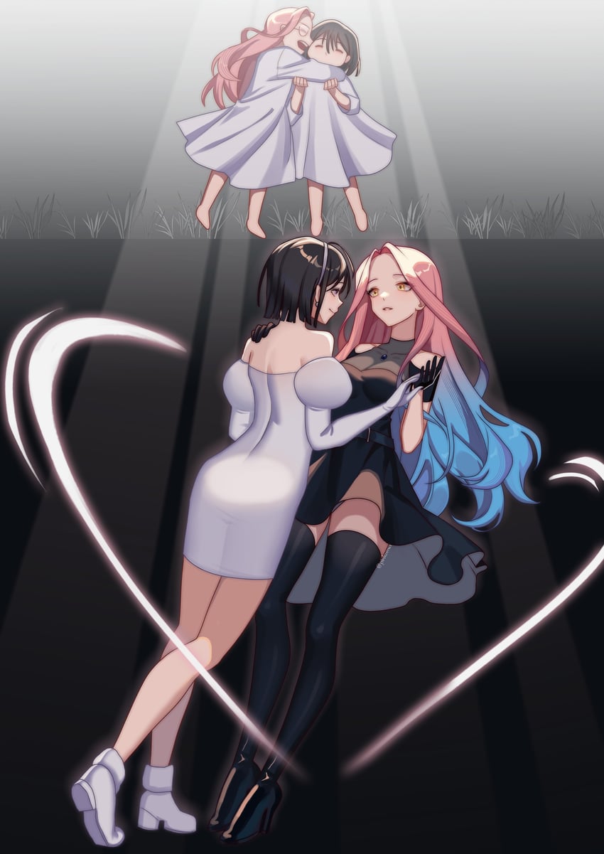 sua and mizi (alien stage) drawn by pinkuma