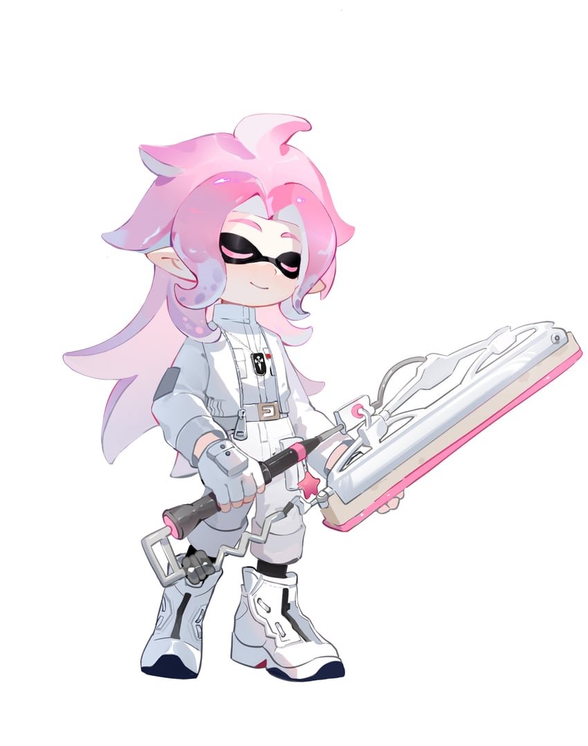 hatsutori hajime (splatoon and 1 more) drawn by raining_ji