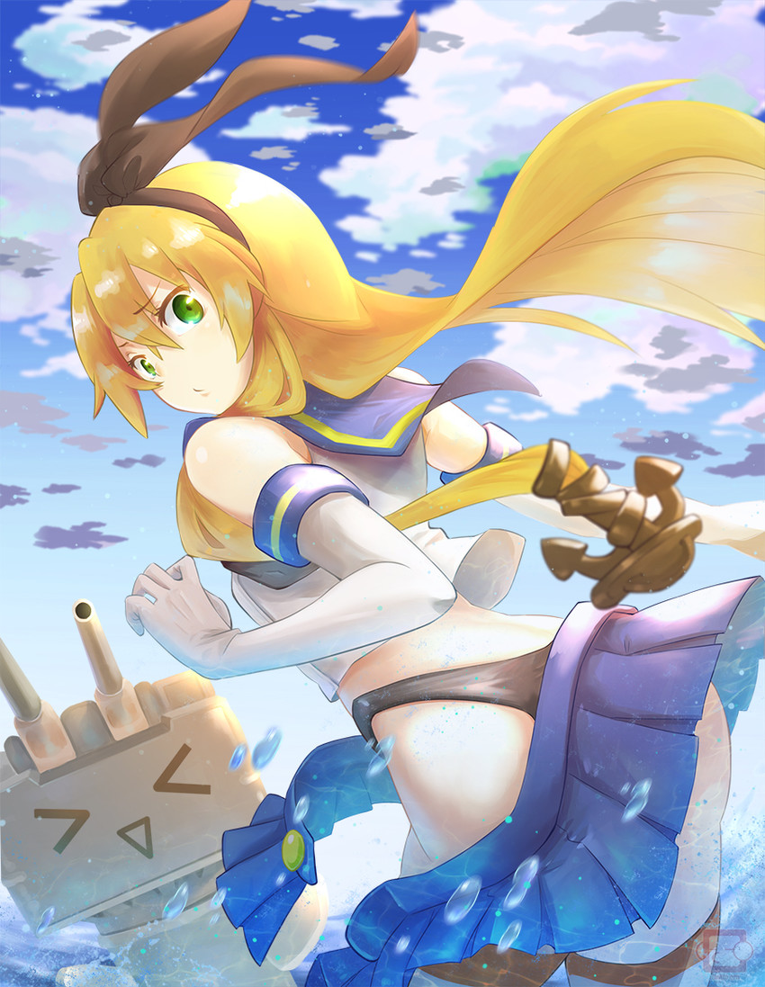 shimakaze and rensouhou-chan (kantai collection) drawn by yamato_(genesisace)