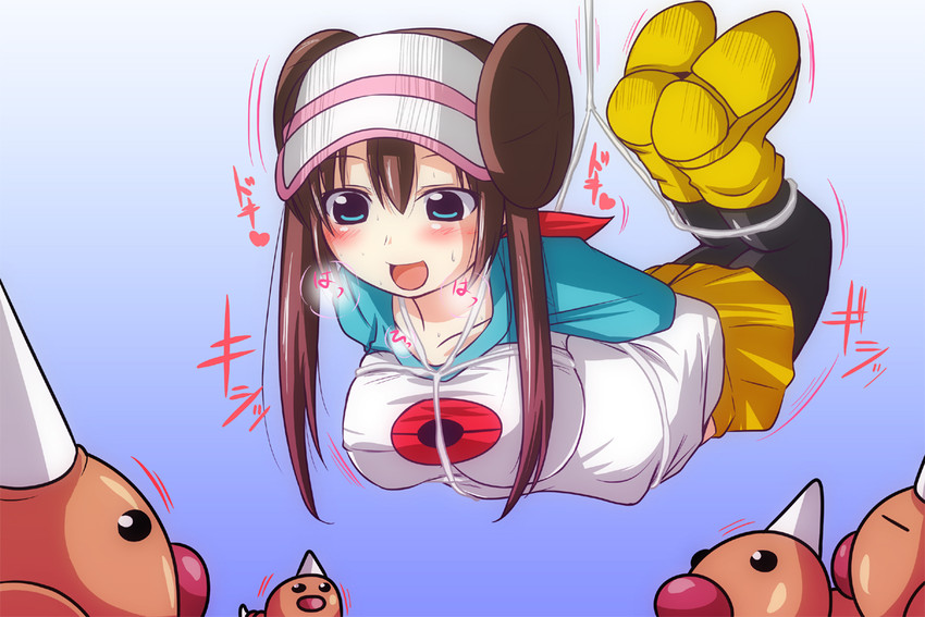 rosa and weedle (pokemon and 1 more) drawn by nishi_koutarou