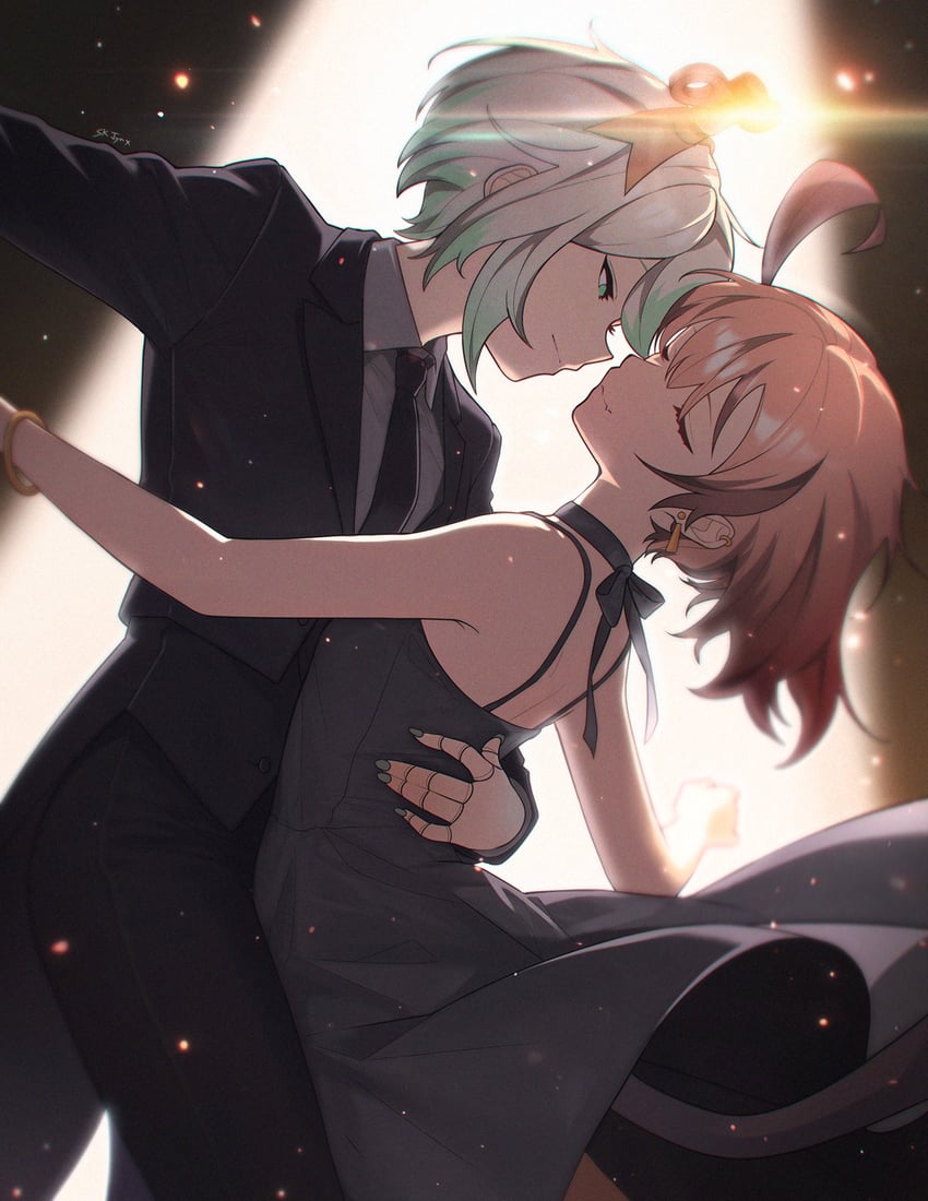 gigi murin and cecilia immergreen (hololive and 1 more) drawn by sk_jynx