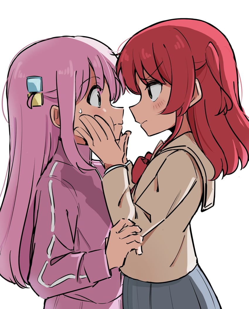 gotoh hitori and kita ikuyo (bocchi the rock!) drawn by 5alive