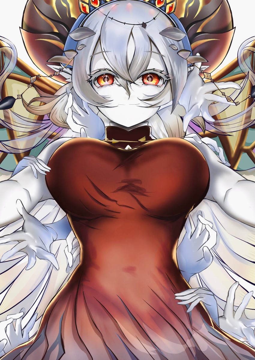 ecclesia and blazing cartesia the virtuous (yu-gi-oh!) drawn by md_yoru