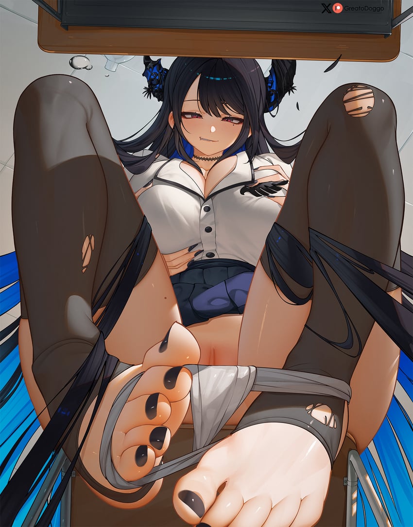 nerissa ravencroft (hololive and 1 more) drawn by greatodoggo