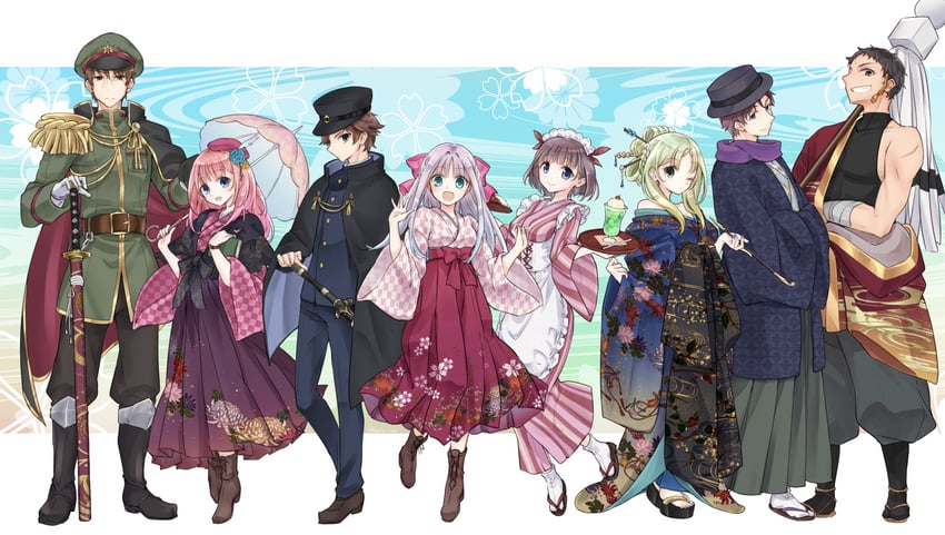 rorolina frixell, sterkenburg cranach, elmerulia frixell, piana, ficus finis, and 3 more (atelier and 1 more) drawn by karasumi_(aiseec)