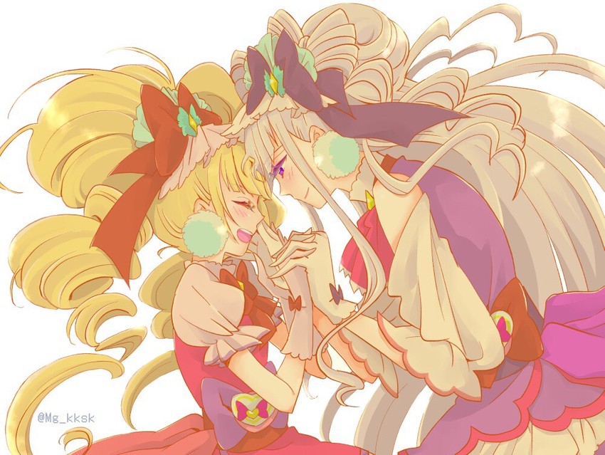 ruru amour, aisaki emiru, cure macherie, and cure amour (precure and 1 more) drawn by magukai