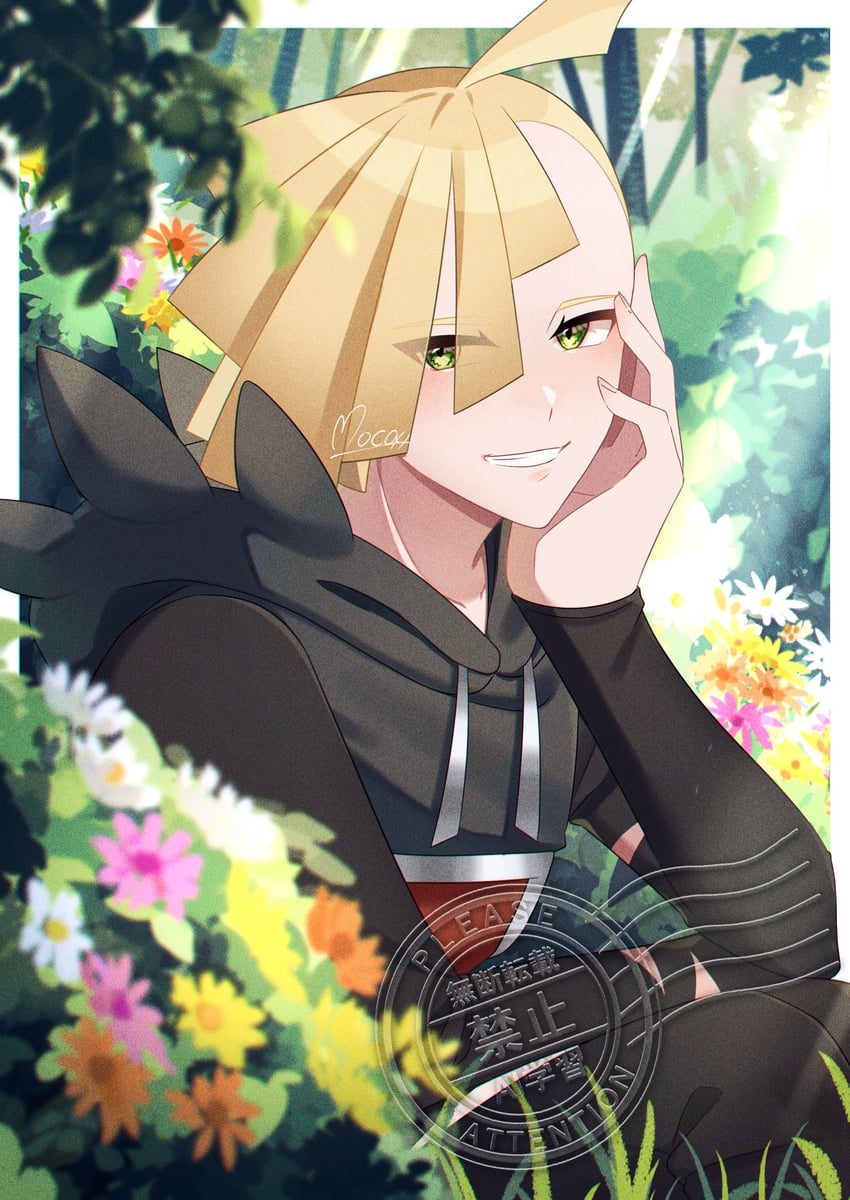 gladion (pokemon and 1 more) drawn by mocacoffee_1001