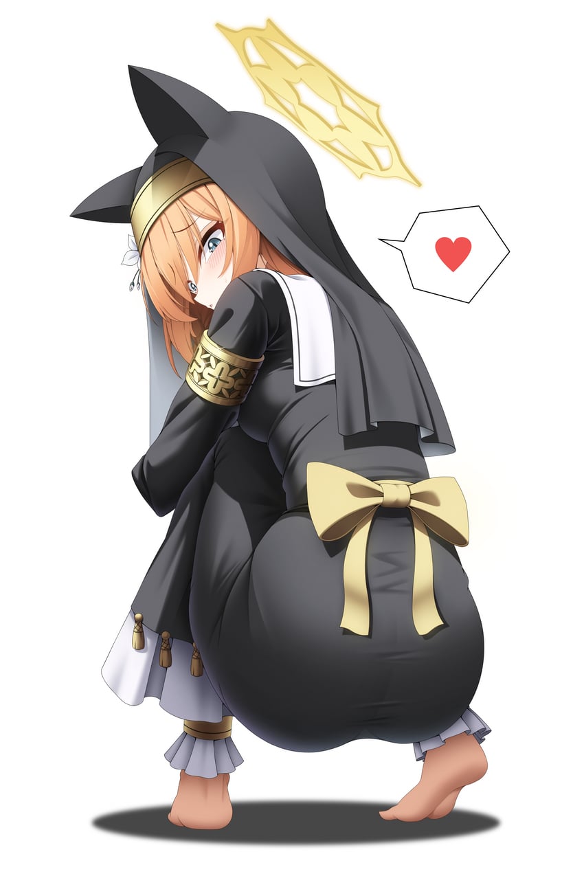 mari (blue archive) drawn by leehamin777