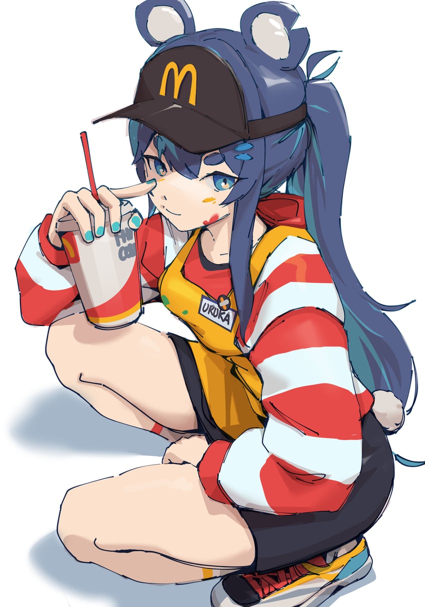 fujikura uruka (mcdonald's and 1 more) drawn by chachironi3